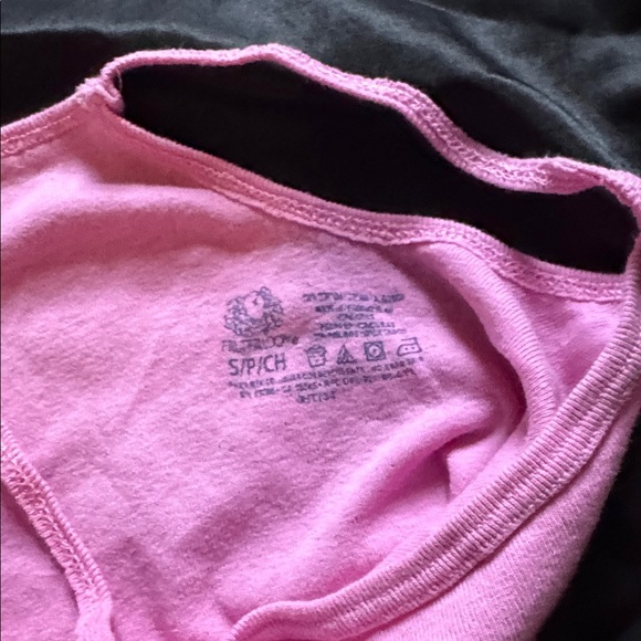 Fruit of the Loom Pink Kids Tank Top - Picture 3 of 3